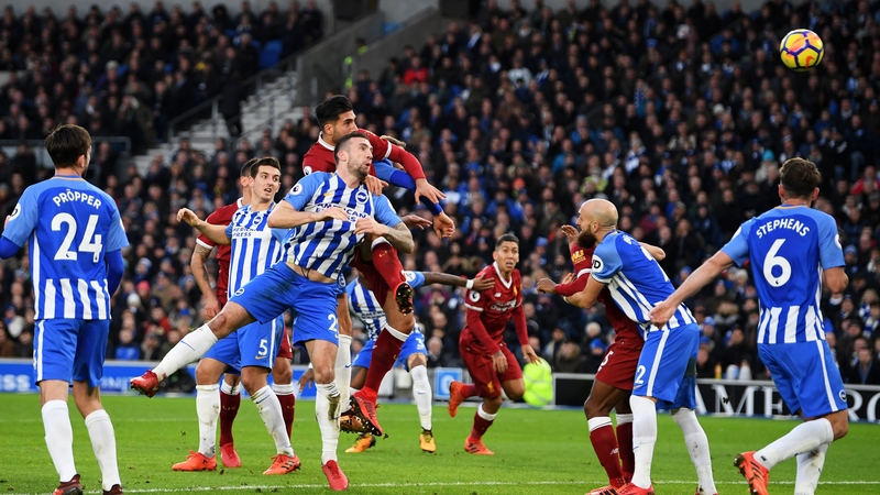 Liverpool scored five against Brighton