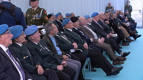 The medal was given to the members of A Company and relatives of their late comrades