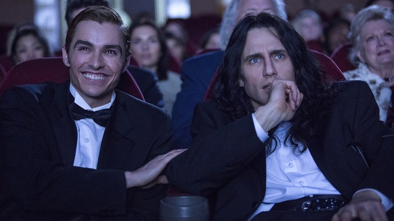 Dave and James Franco as Greg Sestero and Tommy Wiseau