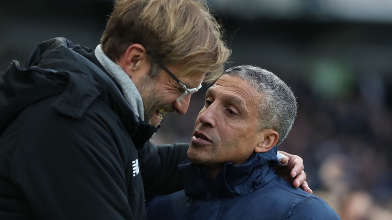 Chris Hughton: 'They were very good and gave us a harsh lesson today.'