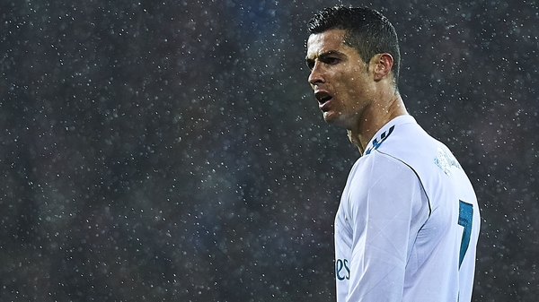 It was a frustrating night for Cristiano Ronaldo