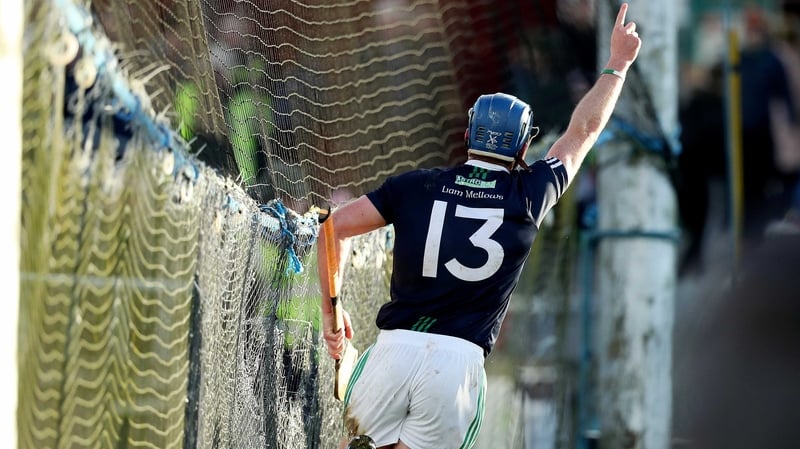 Liam Mellows' Tadgh Haran celebrates