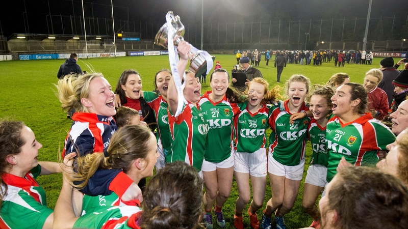 Carnacon celebrate with the cup after the game