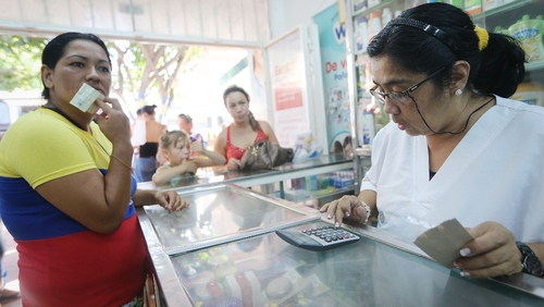 Venezuelan bolivar has plummeted 95.5% against the dollar on the black market