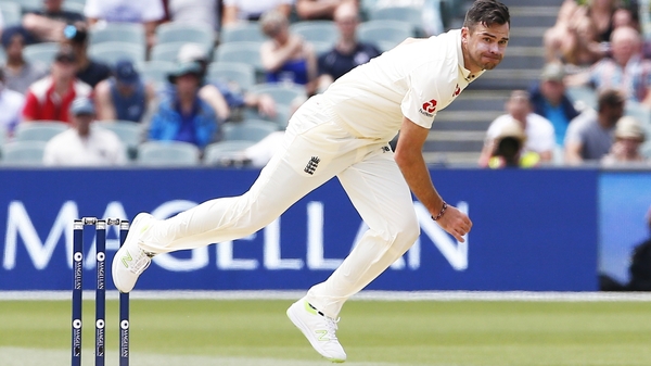 James Anderson has a leg injury