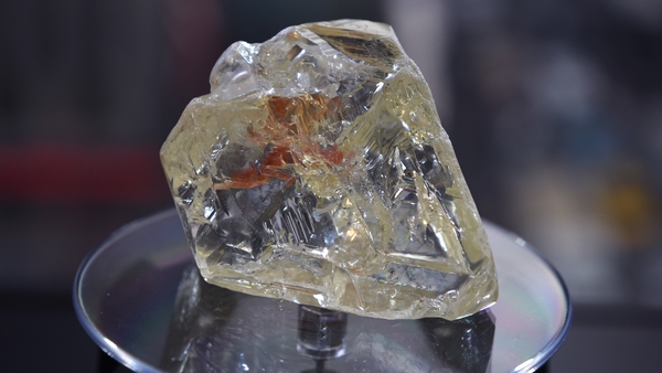 The diamond is between the 10th and 15th ever found in the world