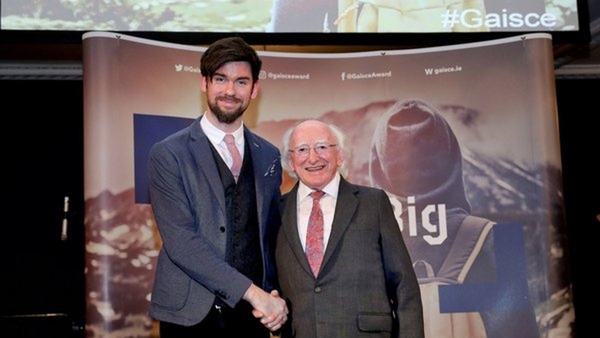 Eoghan says Gaisce winners "will make the country a better place"