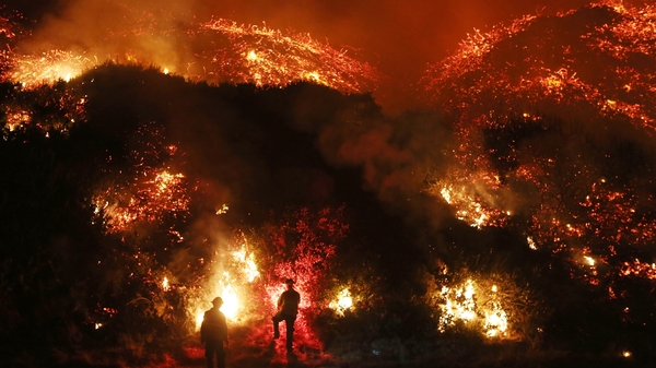 The so-called Thomas fire is only 15% contained, now threatening the city of Santa Barbara