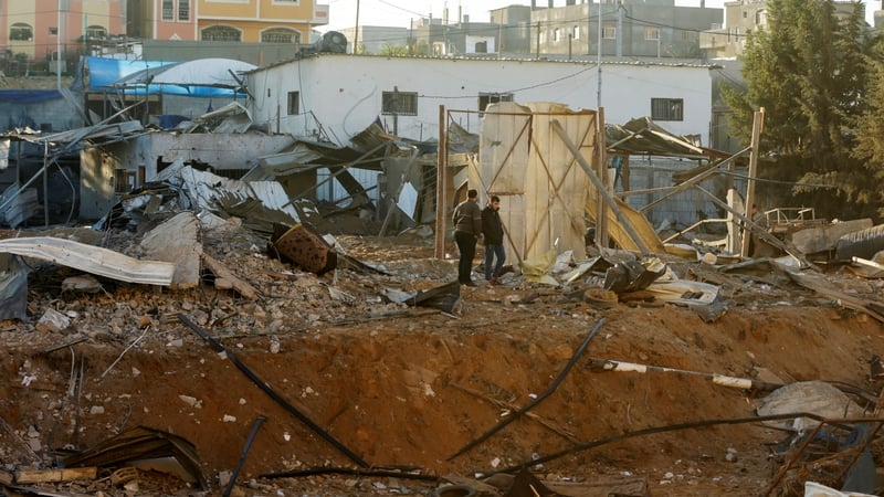 A Hamas source confirmed the two men killed in the strikes belonged to the group