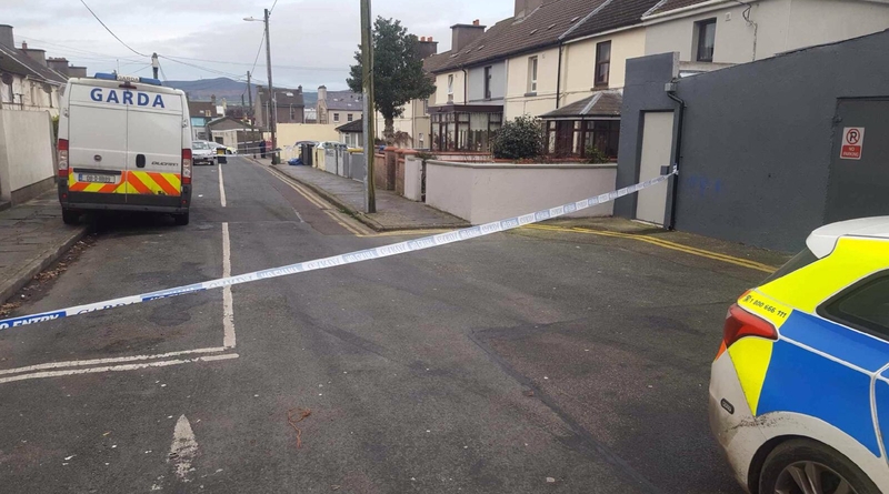 The man, who is in his 30s, was stabbed on Keating Street in the town just after 3am this morning