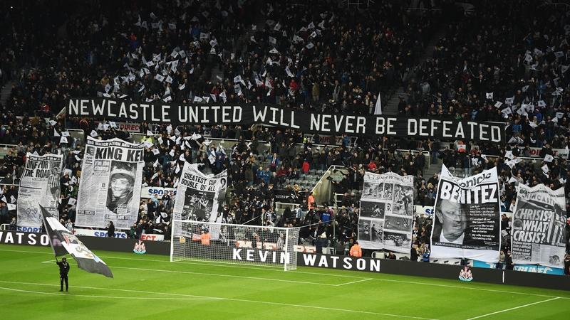The supporters have been calling for change for some time at St James' Park