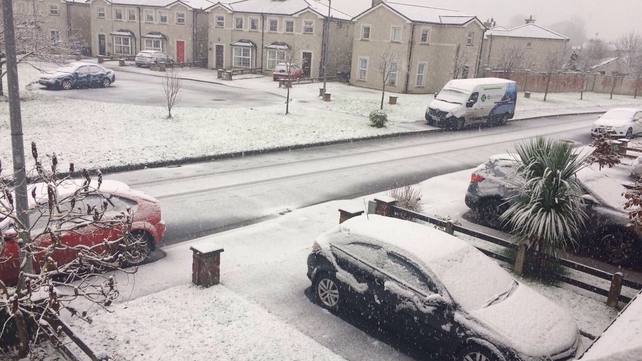 Heavy snow fell in Kilkenny (Pic: Conan Doyle)