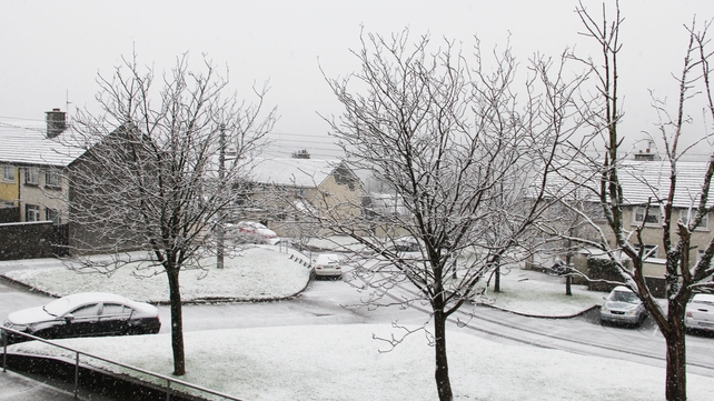 The scene in Rosbercon, New Ross, Co Wexford (Pic: Paddy Delaney)