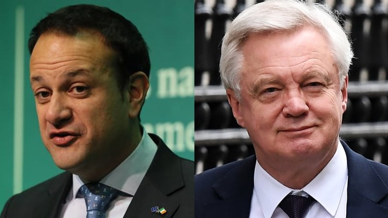 A spokesman for Taoiseach Leo Varadkar issued a statement following comments from Britain's Brexit minister David Davis