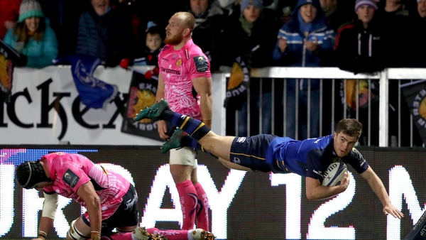 Luke McGrath dives over for what was a disallowed try
