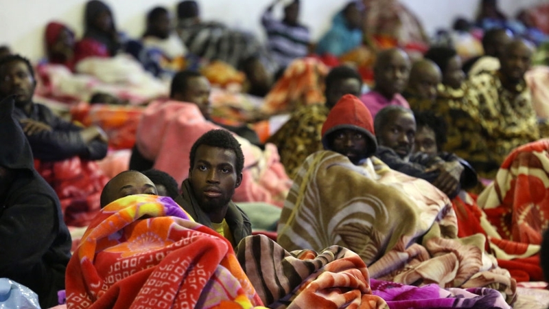 Hundreds of thousands of refugees and migrants are trapped in Libya