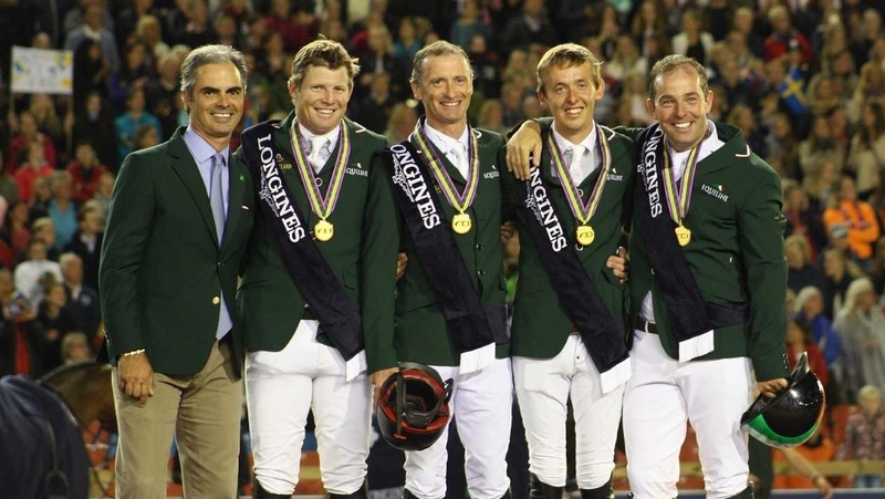 The Irish showjumping team were the 2017 winners