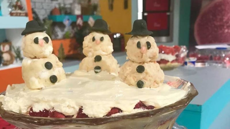 Catherine's Red Velvet Christmas Trifle