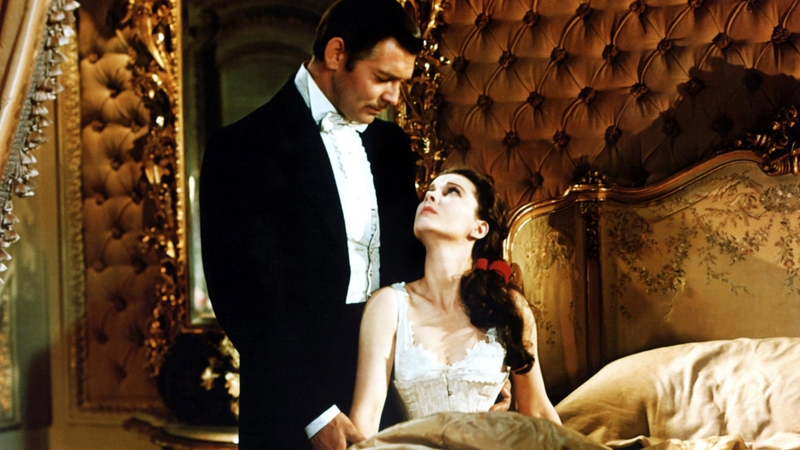 Clark Gable and Vivien Leigh in Gone With The Wind