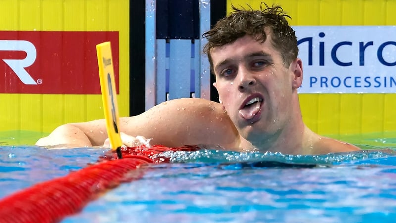 Jordan Sloan came home in a time of 1:44.12 in Copenhagen