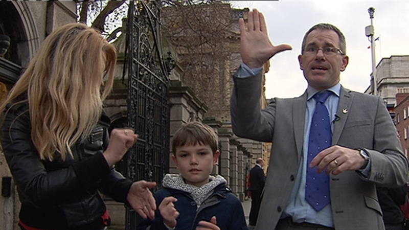 Irish Sign Language is used by 5,000 members of the deaf community