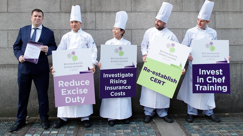 Adrian Cummins, CEO of the Restaurants Association of Ireland, wants more training for the industry