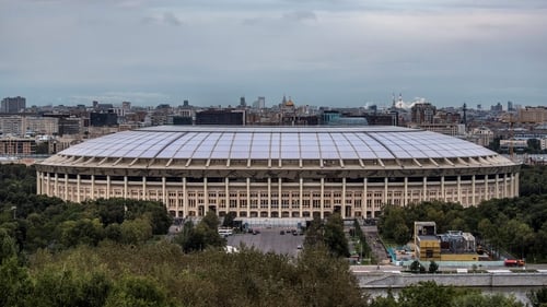 The Luzhniki Stadium in Moscow will host the World Cup final on 15 July