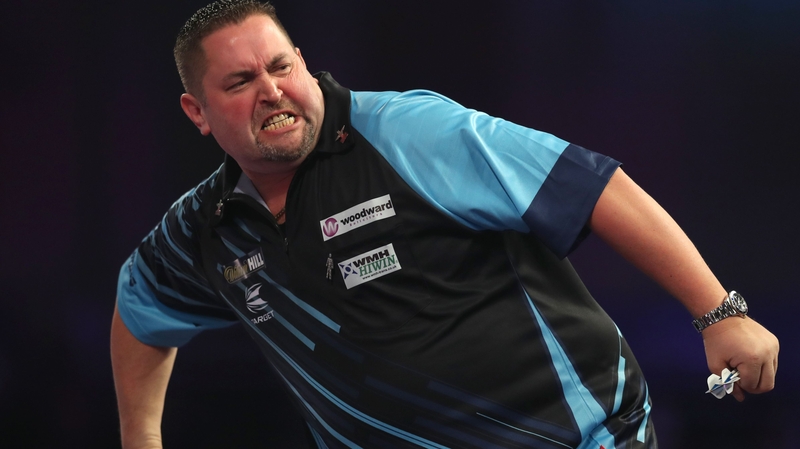 Alan Norris reacts to a good shot