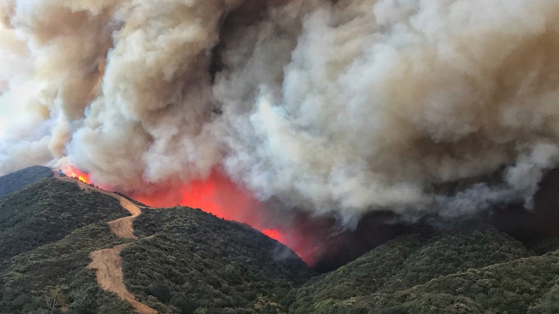 High winds and dry conditions were expected to remain through today