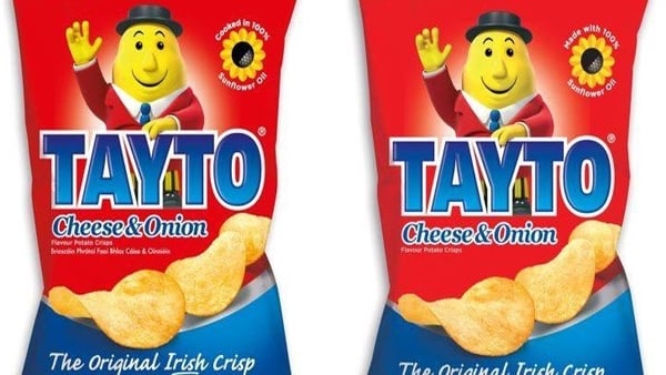 Tá Gaeilge ag Mr Tayto
