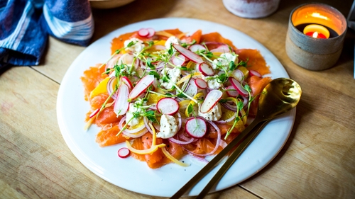 Donal's Orange & Fennel Smoked Salmon Platter