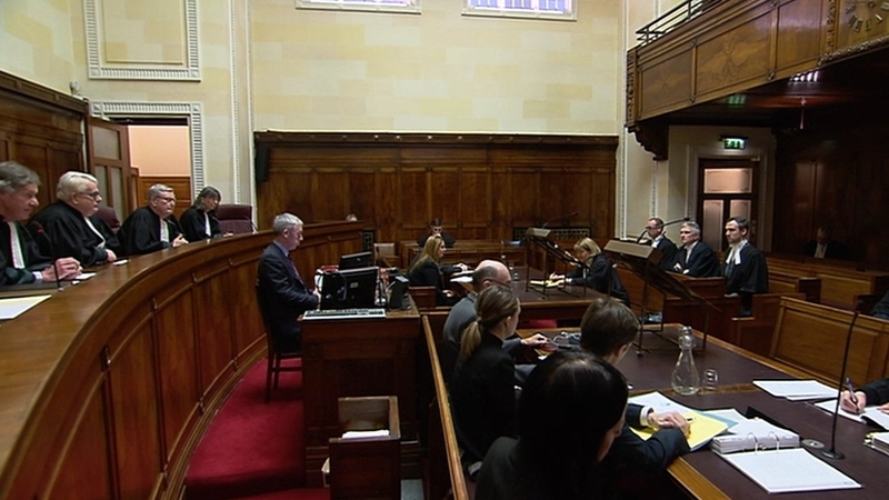 The Supreme Court proceedings were filmed for television