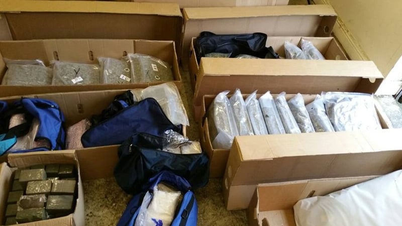 Gardaí said they recovered 'a significant amount' of drugs during the operation