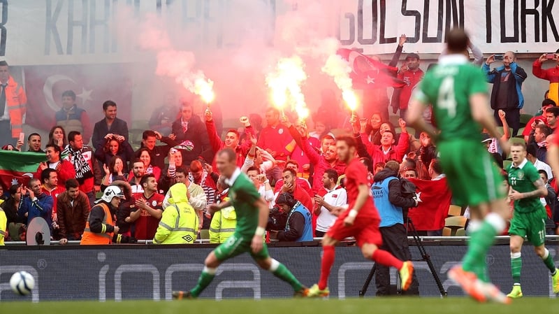 Ireland took on Turkey in a friendly in Dublin back in 2014