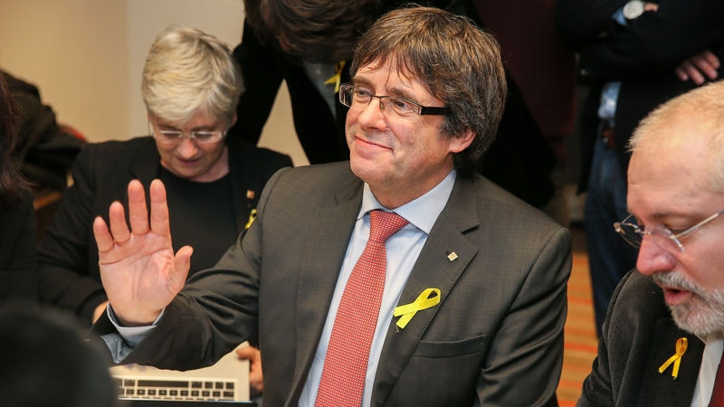 Separatist leader Carles Puigdemont is currently in self-imposed exile in Brussels