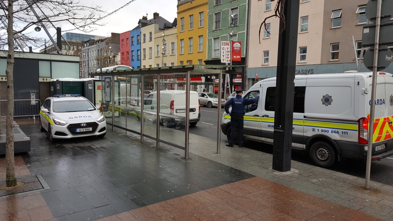 Gardaí have sealed off the area on the Grand Parade