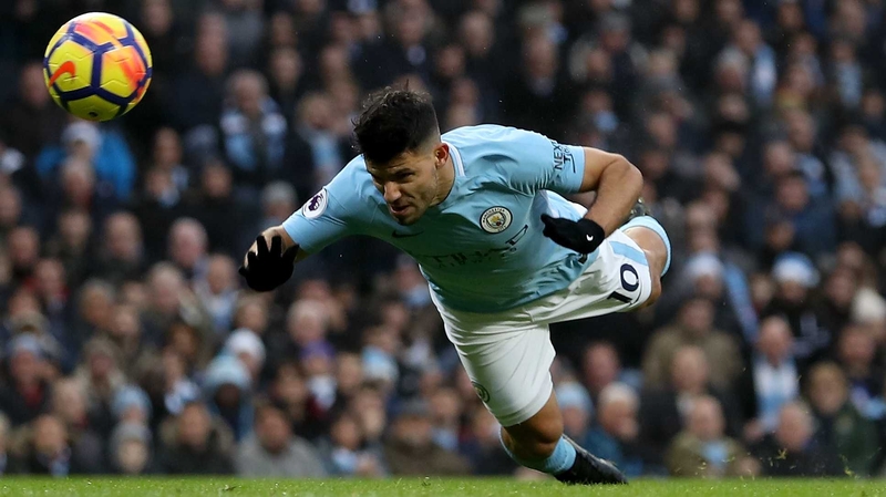 Aguero became City's record goalscorer earlier this season