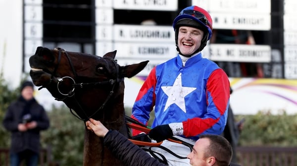 Daniel Holden aboard Ellie Mac at Leopardstown