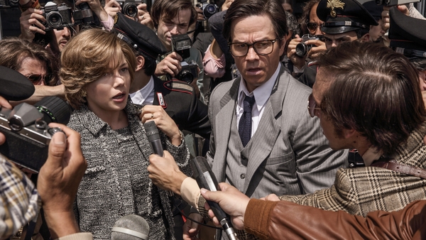 Michelle Williams and Mark Wahlberg in All The Money In The World