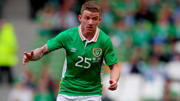 Jonny Hayes: "I'm still a bit excited, running around a bit too much."