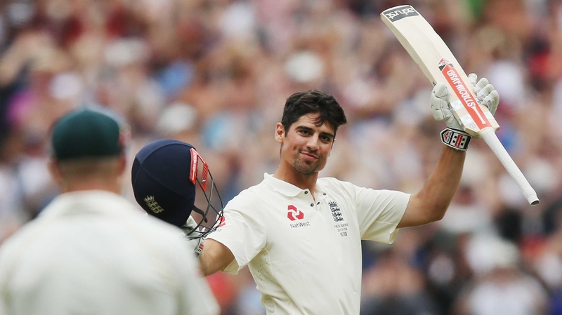 Alastair Cook has a previous best of 37 in 10 innings