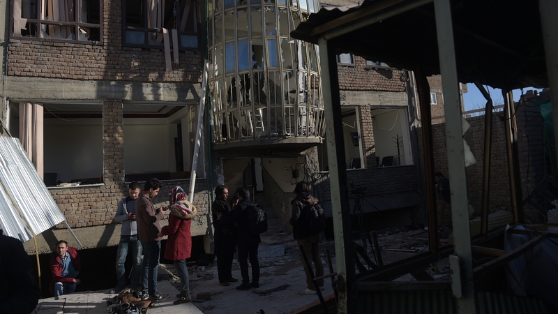 The attack came at a conference attended by students