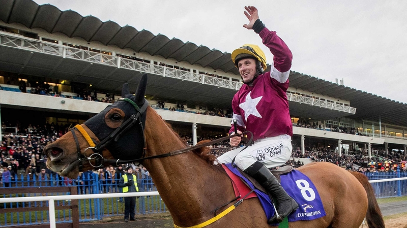 Road To Respect and Sean Flanagan after their win in the Leopardstown Chase