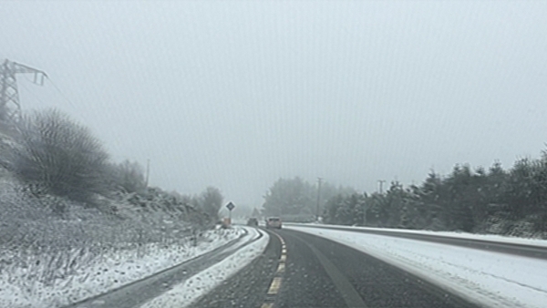 There will be severe frost leading to hazardous driving conditions in many places