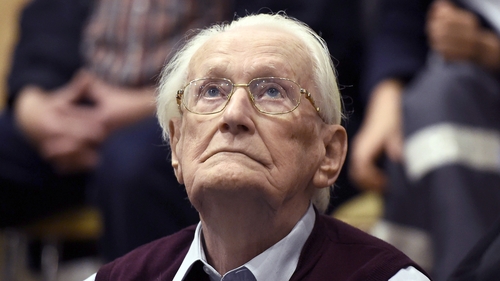 Oskar Groening sorted and counted the money taken from those killed at Auschwitz