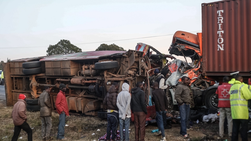 Police said the death toll for the stretch of road where the crash happened has now reached 100 this month alone