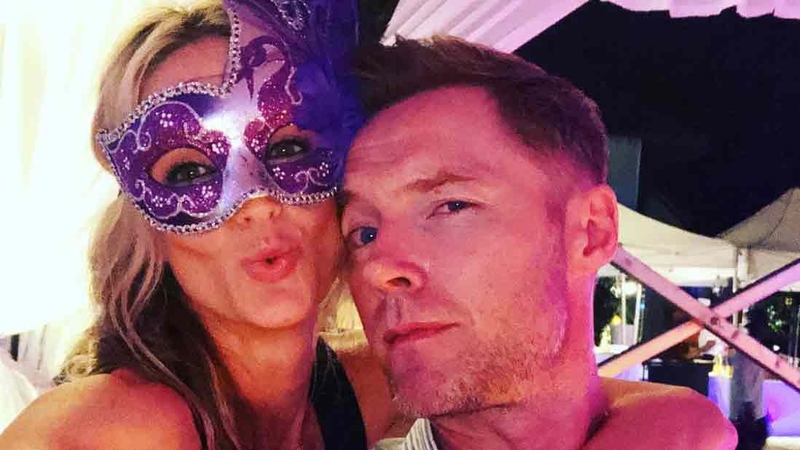 Storm and Ronan Keating celebrating New Year's Eve, image via Storm Keating/Instagram