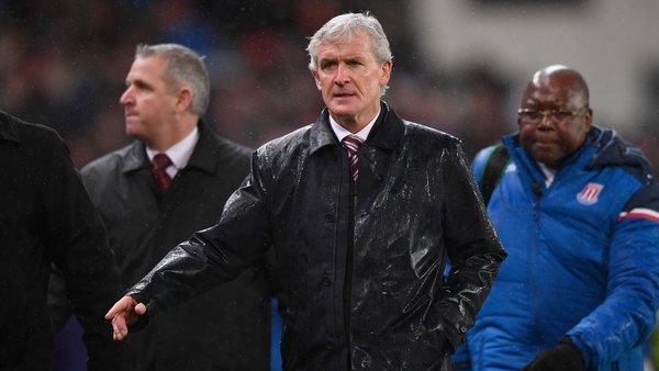 Mark Hughes' Stoke are now just two points above the drop zone