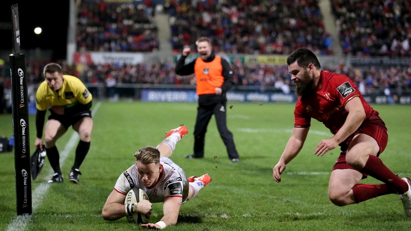 Craig Gilroy scores his second try