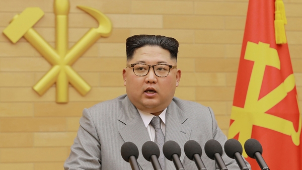 Kim Jong Un personally oversaw today's tests, the Korean Central News Agency said (File image)